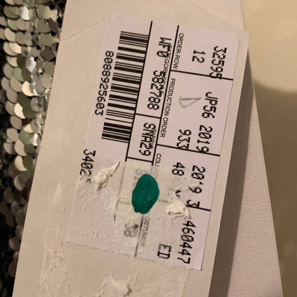 ⭐️⭐️NWT Stella McCartney One-Shoulder Sequin Cape Dress - Picture 4 of 8